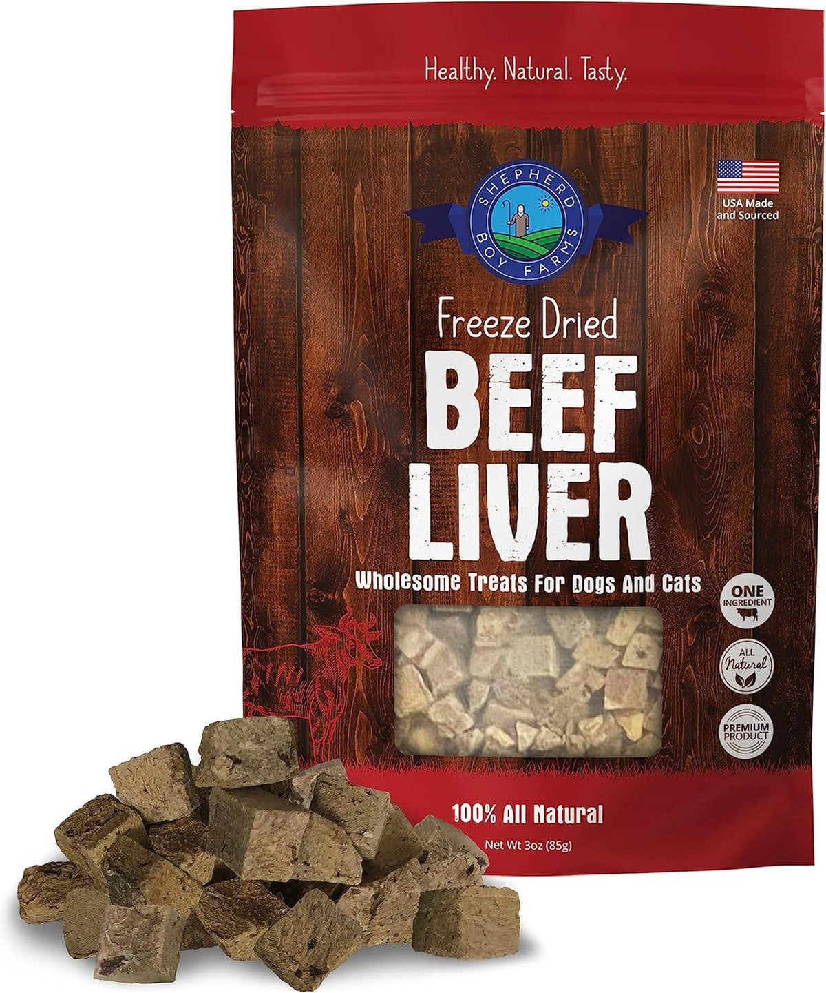 Freeze Dried Beef Heart Treats