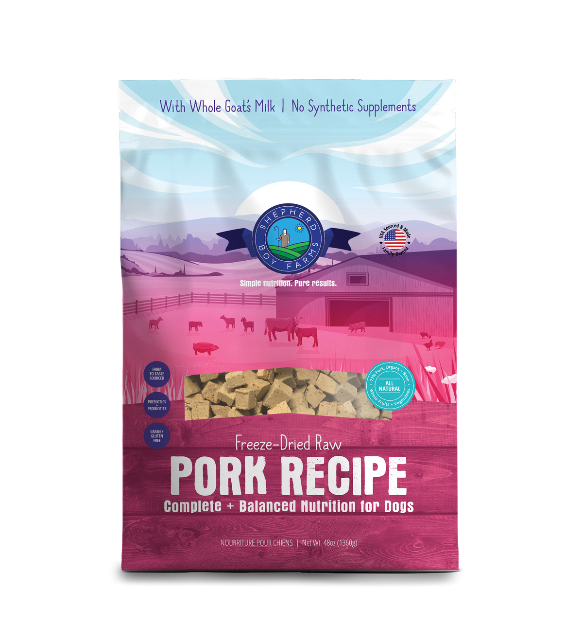 Freeze Dried Pork Recipe for Dogs