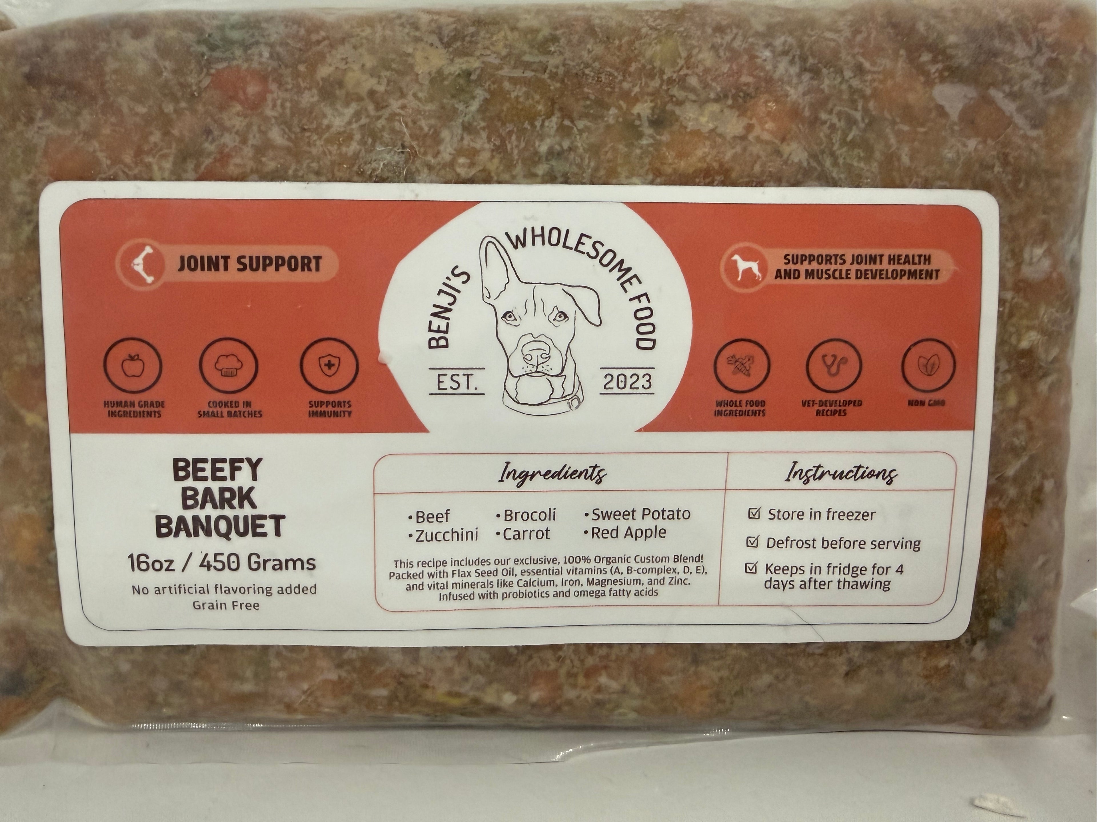 Benji's Wholesome Food-3lb Beef