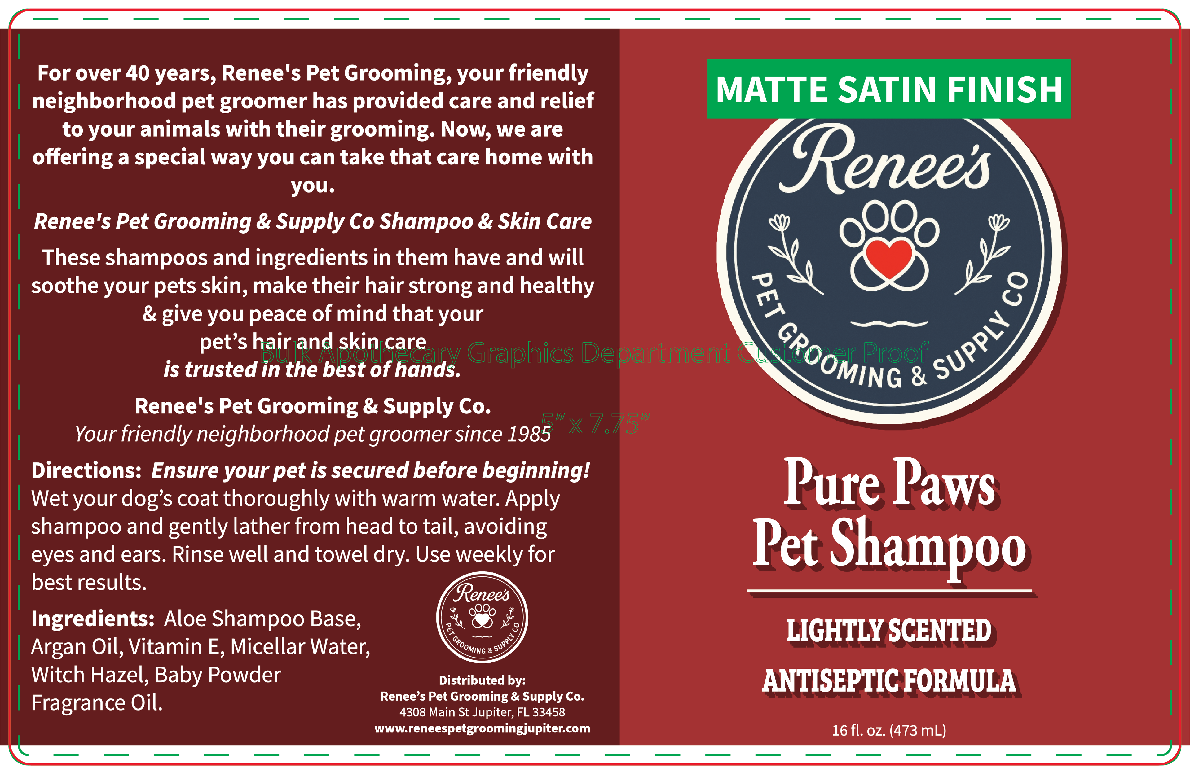 Renee's Antiseptic Shampoo