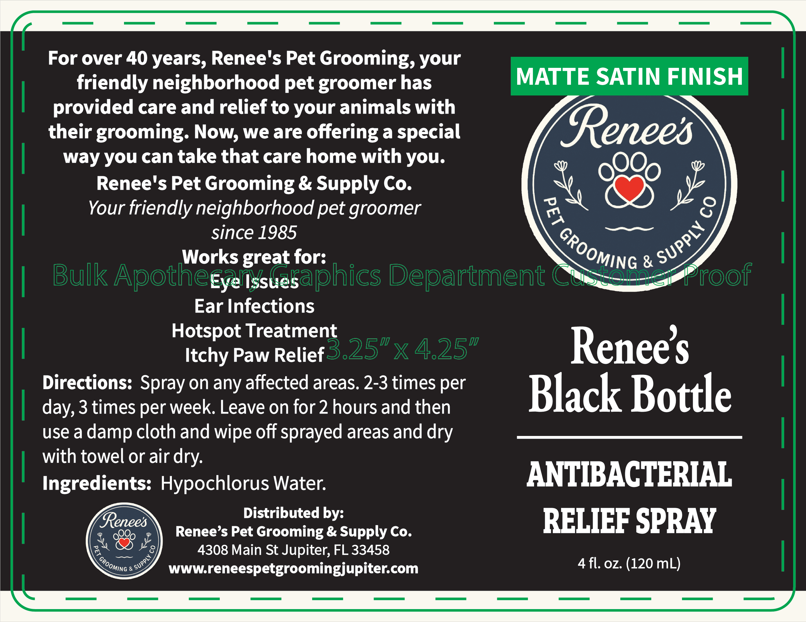 Renee's Antibacterial Relief Spray